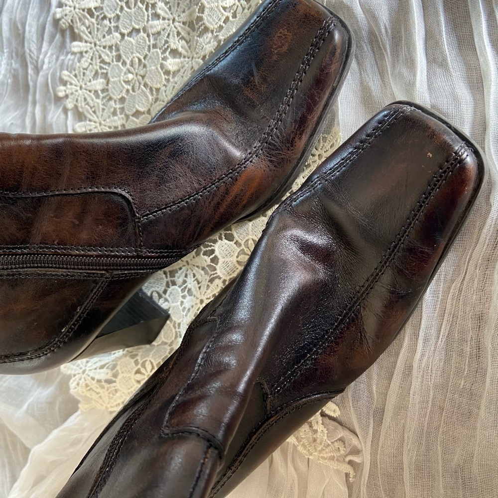 Ankle booties brown Spring size 37